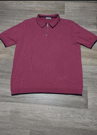 Мужское трикотажное поло george размер l