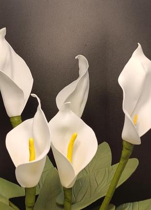 Декоративний світильник ручної роботи "кали в горщику"