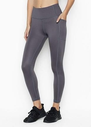 Спортивные леггинсы для фитнеса женские victoria's secret 507031495 m серые (1159752078)