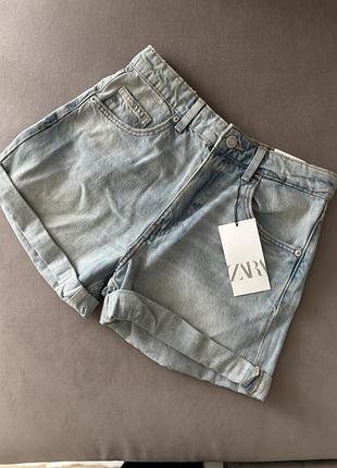 Шорти джинсові жіночі zara оригінал
