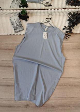 Новое хлопковое платье-футболка h&m p m