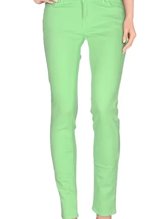 Pianurastudio новые итальянские брюки брюки зеленый хлопок размер it 42 xs s made in italy