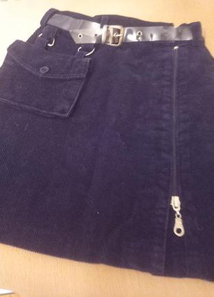 Вельветовая юбка