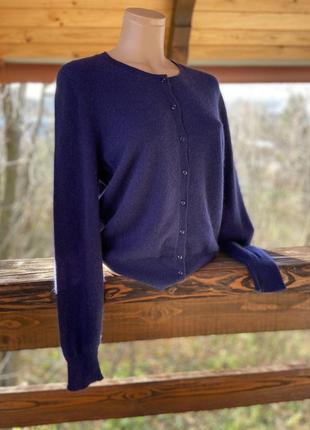 Фирменный стильный качественный натуральный кашемировый свитер кардиган4 фото