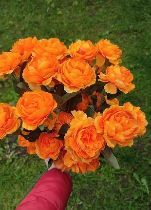 Искусственные пионовидные розы имитация живых