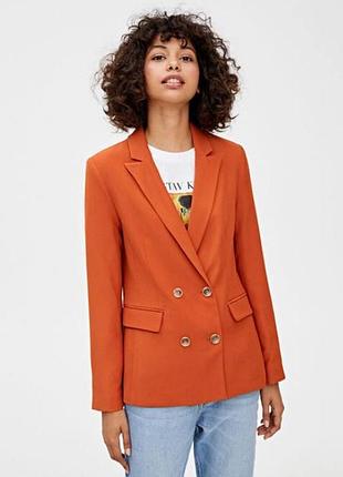 Піджак подовжений жіночий pull & bear