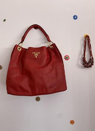 Кожанная сумка.prada