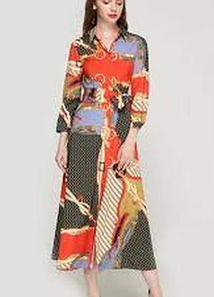 Шикарное платье - рубашка в стиле знаменитых брендов