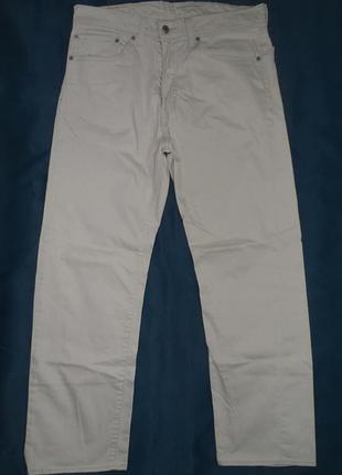 Брюки штаны джинсы бежевые 50 р. / w34 l30