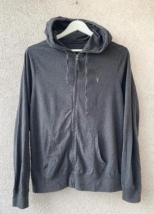 Худи на молнии allsaints brace hoody