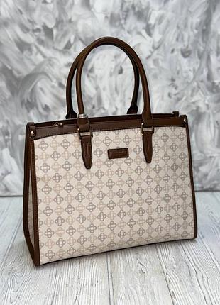 Сумка david jones cm 7154 бежевий
