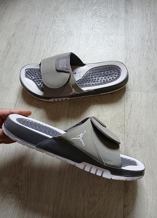 Тапочки босоножки nike air jordan hydro xl 11 retro cool grey slider оригинал