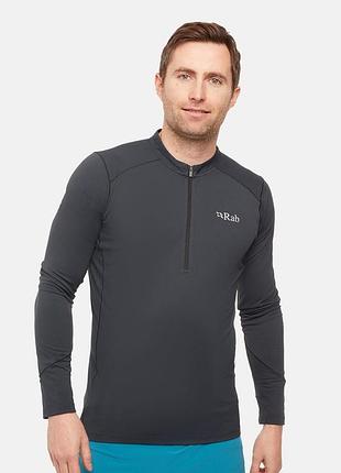 Лонгслив rab sonic ls zip tee (m)