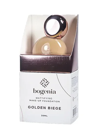 Тональна основа з матувальним ефектом, bogenia velvet 30 мл 004.