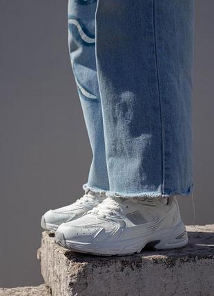 New balance 530 white silver