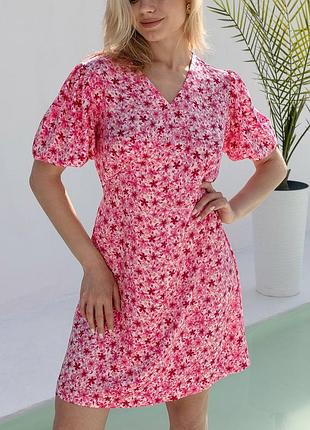 Летнее платье с открытой спинкой 100% вискоза, летнее платье