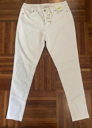 Нові білі бавовняні еластичні джинси joules denim super skinny 26/44 uk 🇬🇧