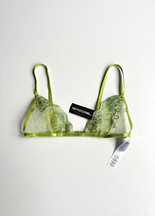 Ліф мереживо зеленого кольору prettylittlething