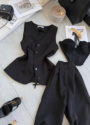 Женский стильный костюм двойка