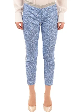 Teresa dainelli новые итальянские жаккардовые брюки брюки размер 27 xs made in italy