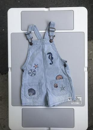 Комбінезон літній джинсовий ромпер пісочник