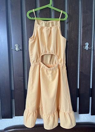 Сарафан помаранчевий колір 3