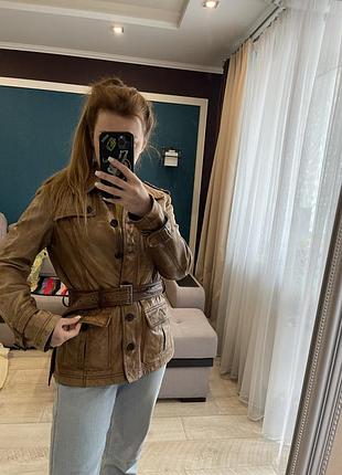 Куртка кожанка натуральная кожа овечья esprit