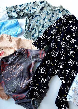 Одежда для мальчика 0-3 месяца