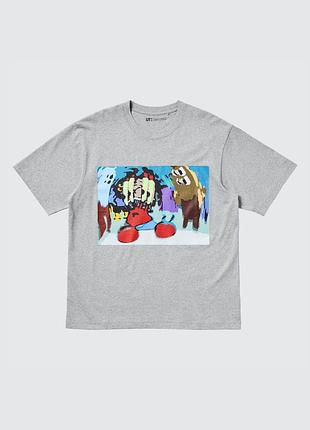 Футболка з принтом spongebob squarepants uniqlo унісекс