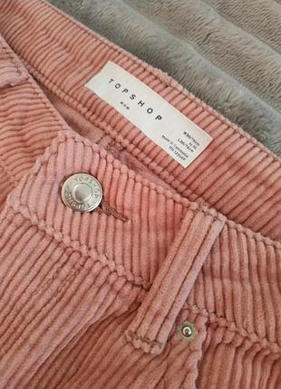 Штани жіночі top shop, mom, m/l, рожеві плотні