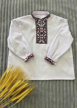 Вишиванка з бісеру для хлопчика