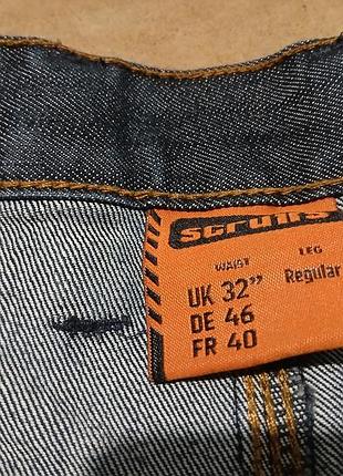 Штаны рабочие джинсовые scruffs. размер 46 4