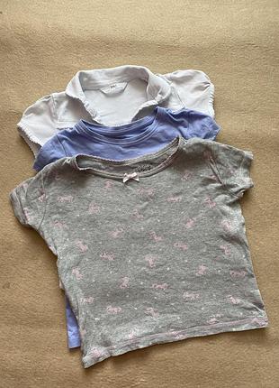 Футболки на девочку 4-5 лет