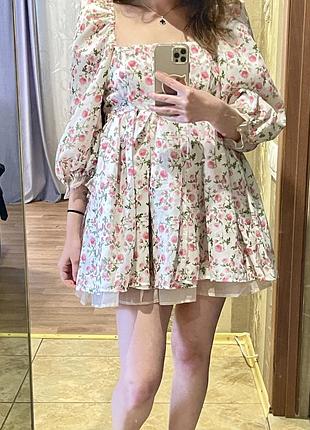 💗ніжне плаття. на застібці
