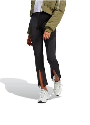 Черные облегающие леггинсы adidas originals с высокой посадкой