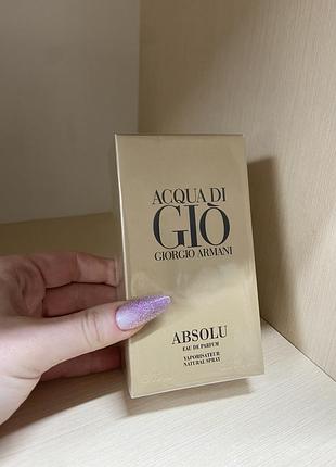 Парфюмированная вода для мужчин absolu