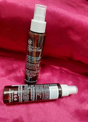 Collistar pure actives hyaluronic acid molecular spray - сыворотка-мист с эффектом лифтинга 100 мл