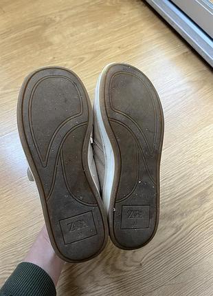 Шкіряні кеди zara 33 2