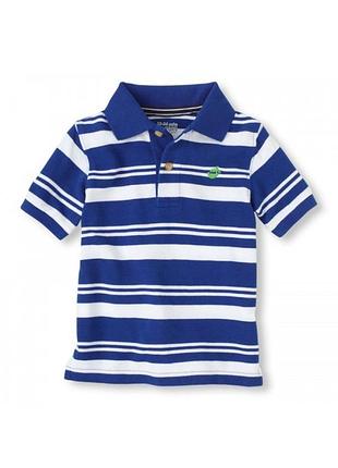 Футболка поло в смужку на хлопчика children's place