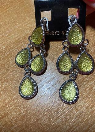 Винтажные серьги клипсы