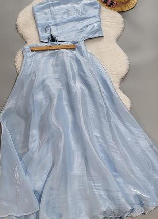 Костюм топ спідниця вечірній, святковий