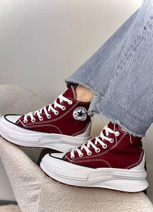 Женские кеды на платформе converse run star legacy cx