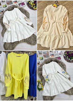 Детское платье вышиванка на девочку