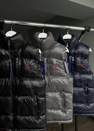 Жилет polo ralph lauren черный / серый / синий мужской / женский