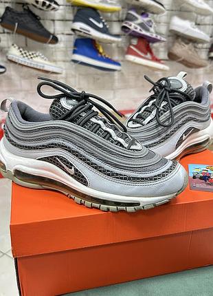 Жіночі спортивні кросівки nike air max 97 tn сірі оригінал рефлективні