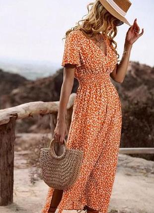 Летнее вискозное платье