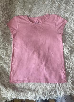 Рожева базова футболка