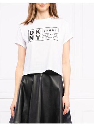 Вкорочена футболка dkny sport xs 🛍️1+1=3🛍️
