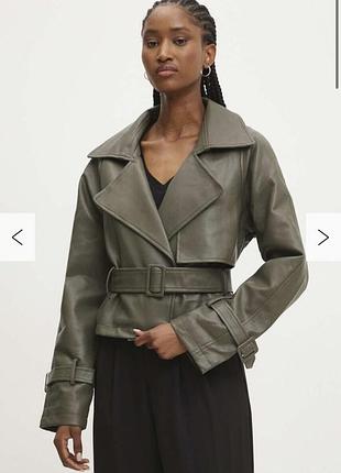 Кожаная куртка zara,косуха,шкіряна куртка