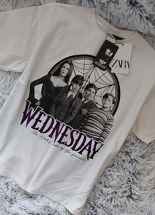 Zara new футболка wednesday